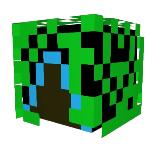 EitherMoth19876 Minecraft avatar head, 3D render