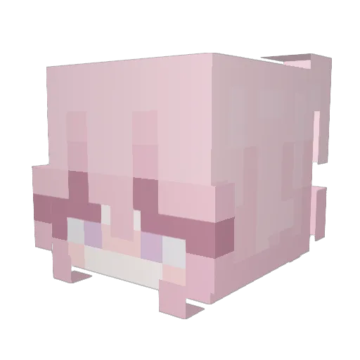 EitherZeus Minecraft avatar head, 3D render