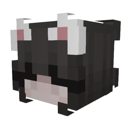 Eithrel Minecraft avatar head, 3D render