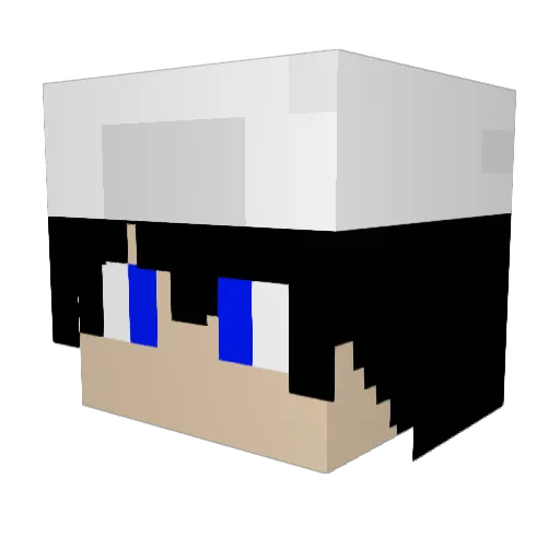 Eitusz Minecraft avatar head, 3D render