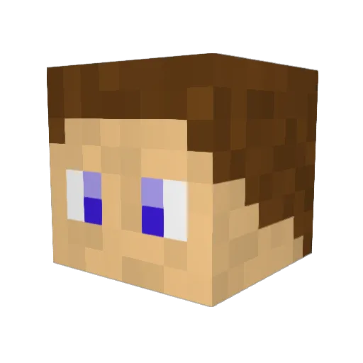 Eitvidas_eitYT Minecraft avatar head, 3D render