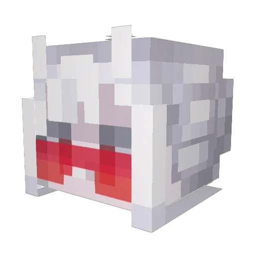 Eivefvre Minecraft avatar head, 3D render