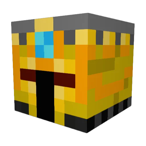 EjRenegade Minecraft avatar head, 3D render