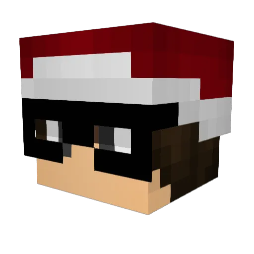 EjdeerK Minecraft avatar head, 3D render
