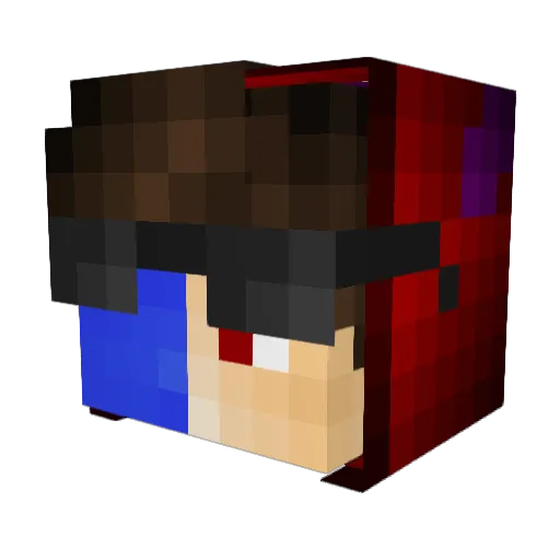 EjderPasha Minecraft avatar head, 3D render