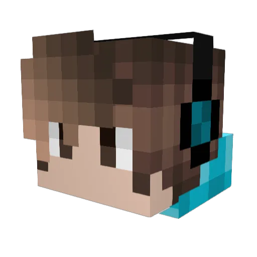 Ejm149 Minecraft avatar head, 3D render