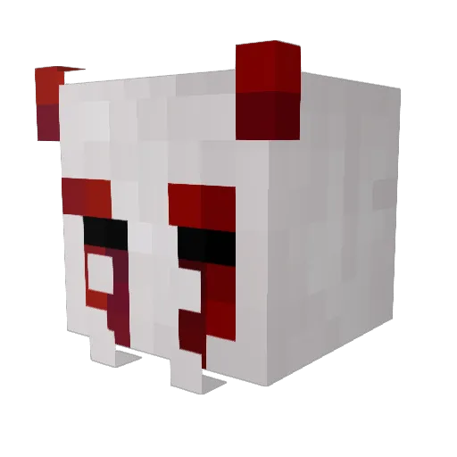 Ejserrr Minecraft avatar head, 3D render