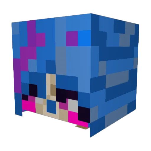 EkCoLoL Minecraft avatar head, 3D render