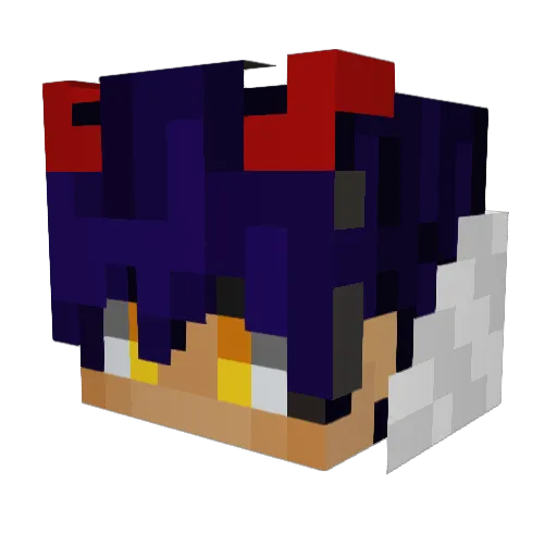 EkWlrd14 Minecraft avatar head, 3D render