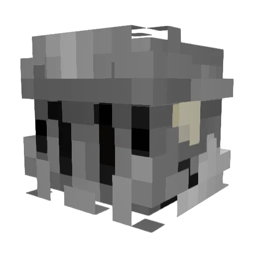 Ekarliah Minecraft avatar head, 3D render