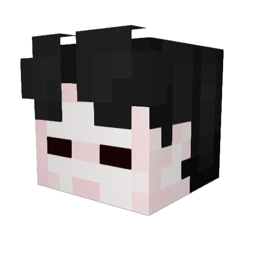 Ekasy_nhp Minecraft avatar head, 3D render