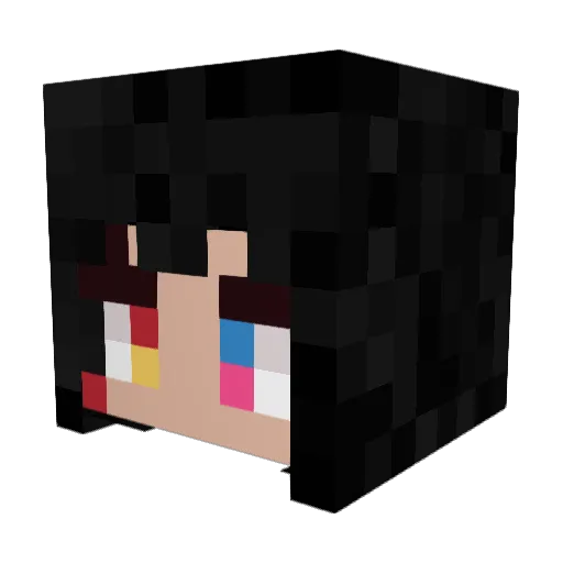 Ekeco Minecraft avatar head, 3D render