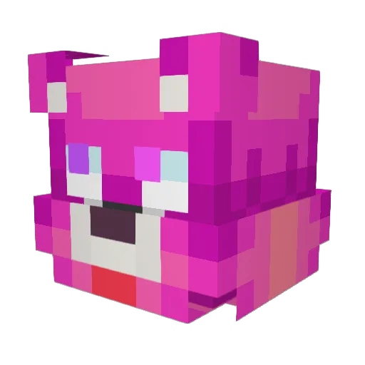 Eken37 Minecraft avatar head, 3D render