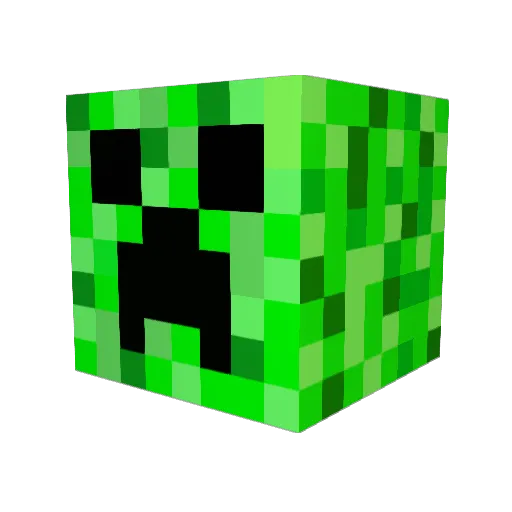 Ekhamin Minecraft avatar head, 3D render