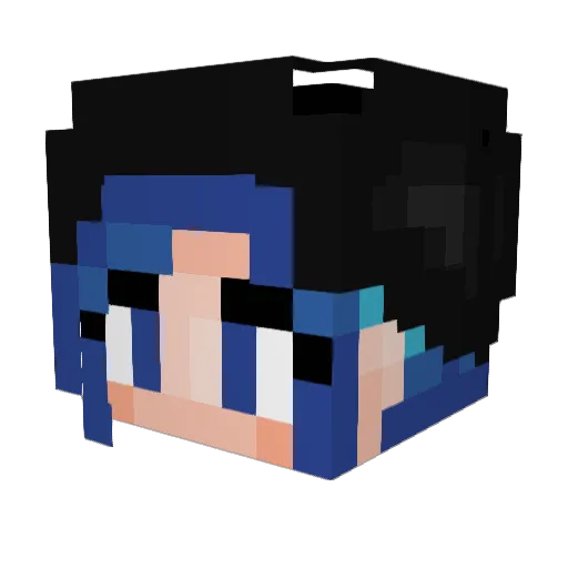 Ekinoks888 Minecraft avatar head, 3D render
