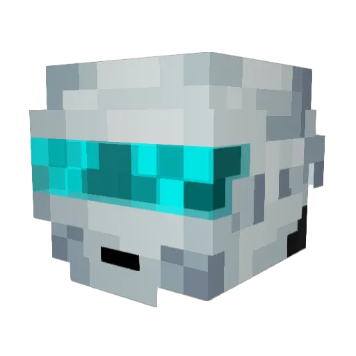 Ekinu Minecraft avatar head, 3D render