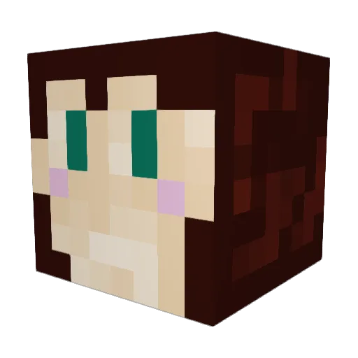 Ekka85 Minecraft avatar head, 3D render