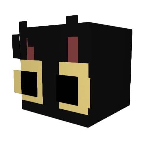 EkkoNotEcho Minecraft avatar head, 3D render