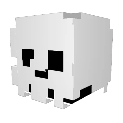 EkoEli Minecraft avatar head, 3D render
