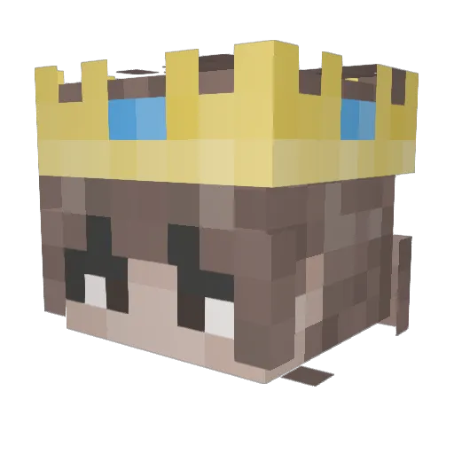 Eko_Storm Minecraft avatar head, 3D render