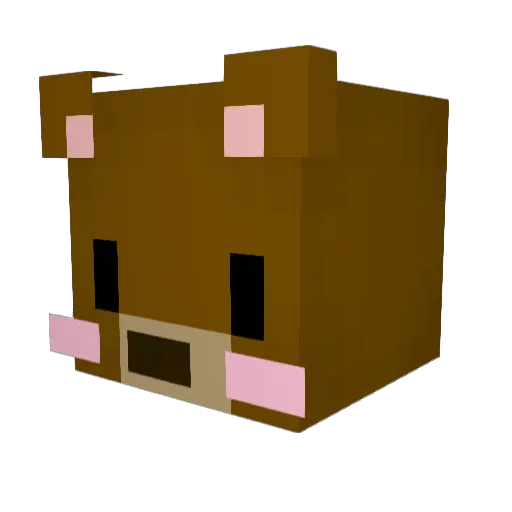 Ekoman01 Minecraft avatar head, 3D render