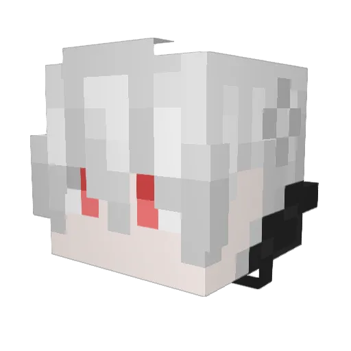 EksCelle Minecraft avatar head, 3D render