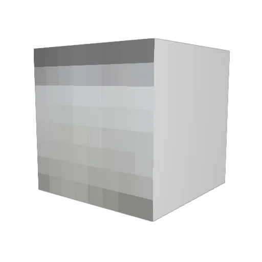 Eksit Minecraft avatar head, 3D render