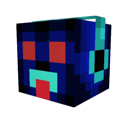 Ekuls Minecraft avatar head, 3D render