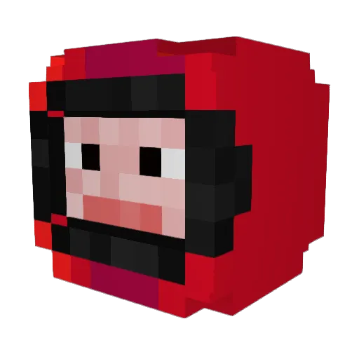 El0n_Musk00 Minecraft avatar head, 3D render
