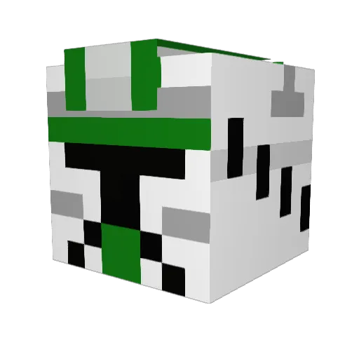 El1tesp1pez12 Minecraft avatar head, 3D render