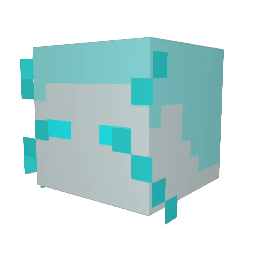 El3ctr0s Minecraft avatar head, 3D render