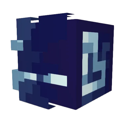 El3ments Minecraft avatar head, 3D render