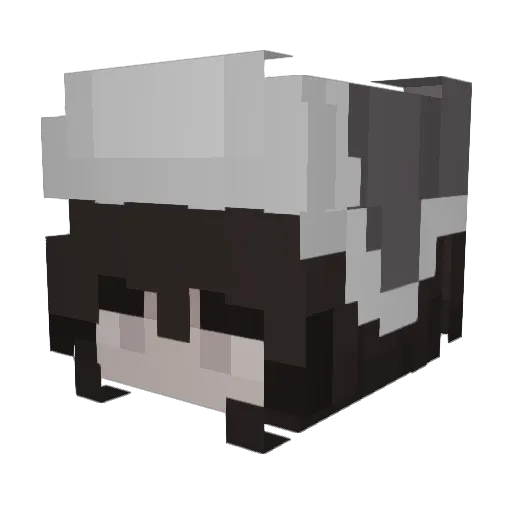 El4ry Minecraft avatar head, 3D render