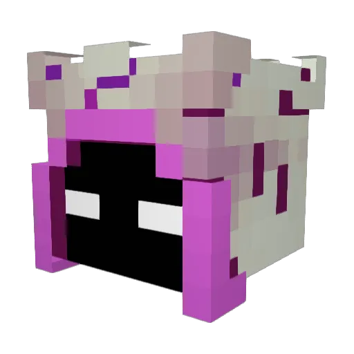 El9Xx Minecraft avatar head, 3D render