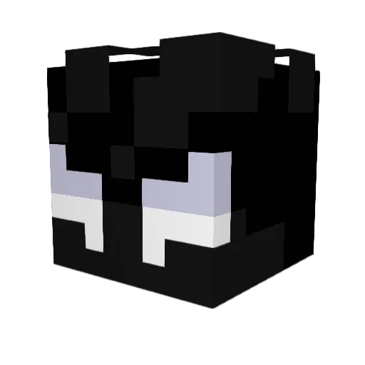 ElAkarix Minecraft avatar head, 3D render