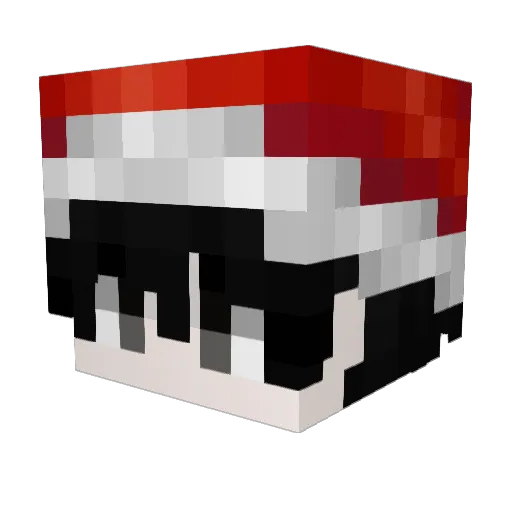 ElAnder11 Minecraft avatar head, 3D render
