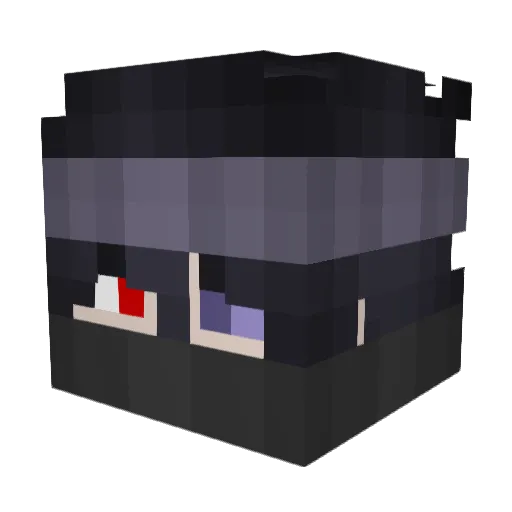 ElBaby17 Minecraft avatar head, 3D render