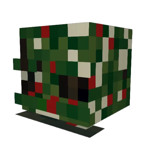 ElBabyDeLasBabys Minecraft avatar head, 3D render