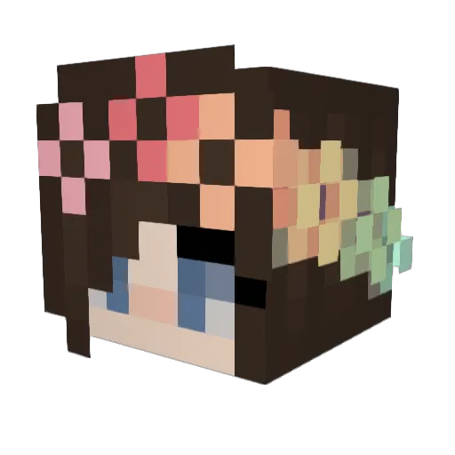 ElBear003 Minecraft avatar head, 3D render
