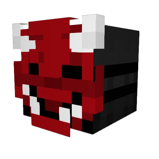 ElBigJimbo Minecraft avatar head, 3D render