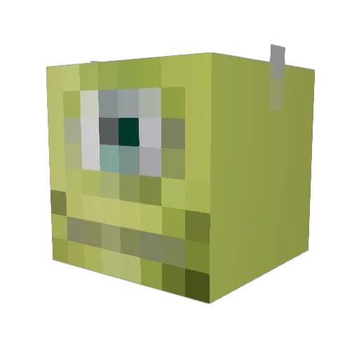 ElBrallan Minecraft avatar head, 3D render