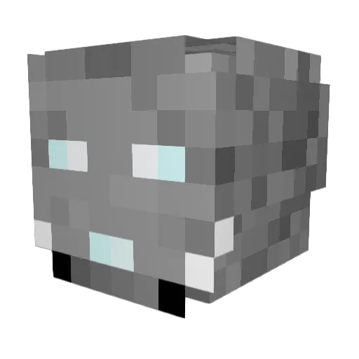 ElBrioche51 Minecraft avatar head, 3D render