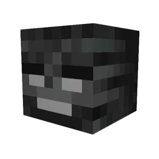 ElBsky Minecraft avatar head, 3D render