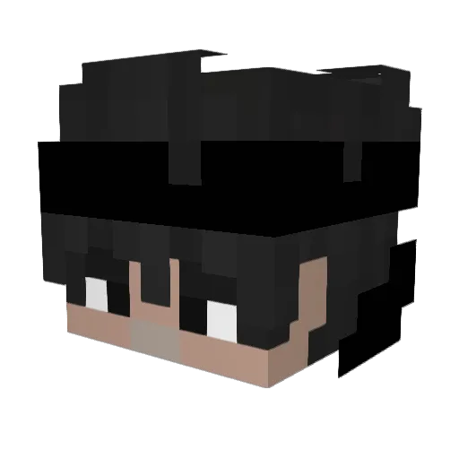 ElCalvitoSM Minecraft avatar head, 3D render
