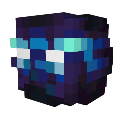 ElCappucino Minecraft avatar head, 3D render