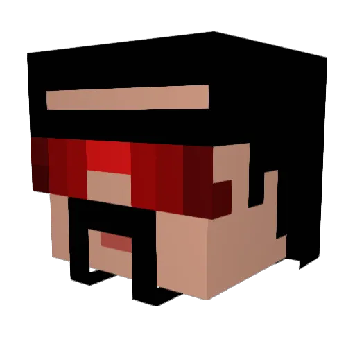ElCappyTan Minecraft avatar head, 3D render