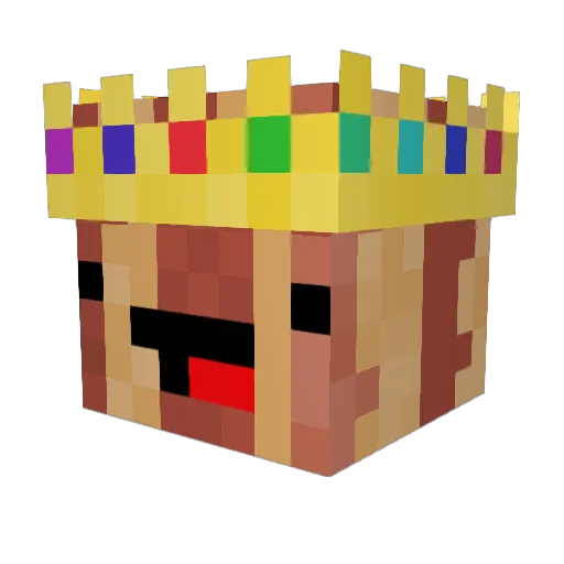 ElCarneXD Minecraft avatar head, 3D render