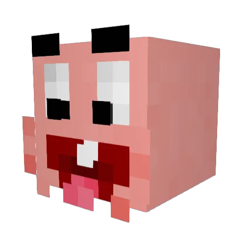 ElChapy15 Minecraft avatar head, 3D render