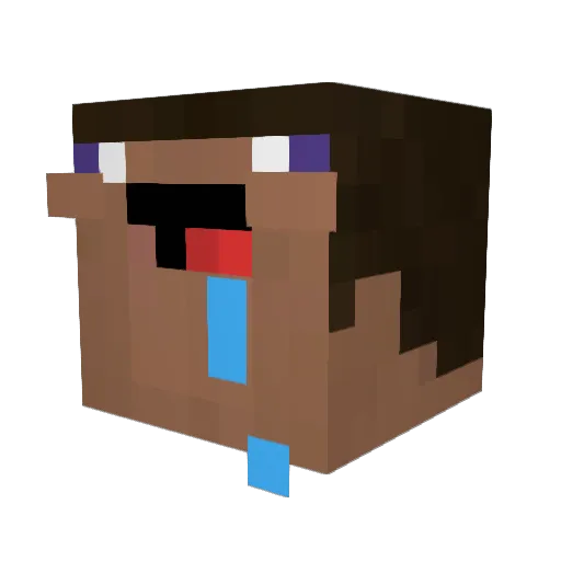 ElChingon963 Minecraft avatar head, 3D render