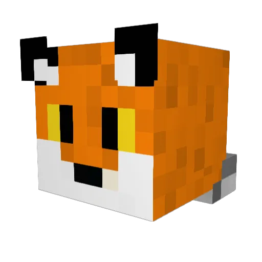 ElChipoh Minecraft avatar head, 3D render
